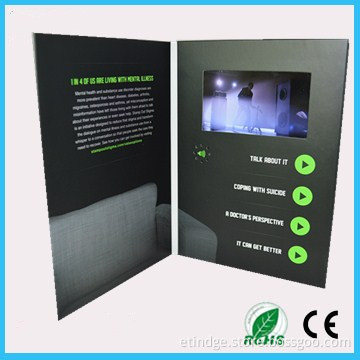 2014 Popular 7 Inch LCD TFT Video Module for Greeting Brochure Card